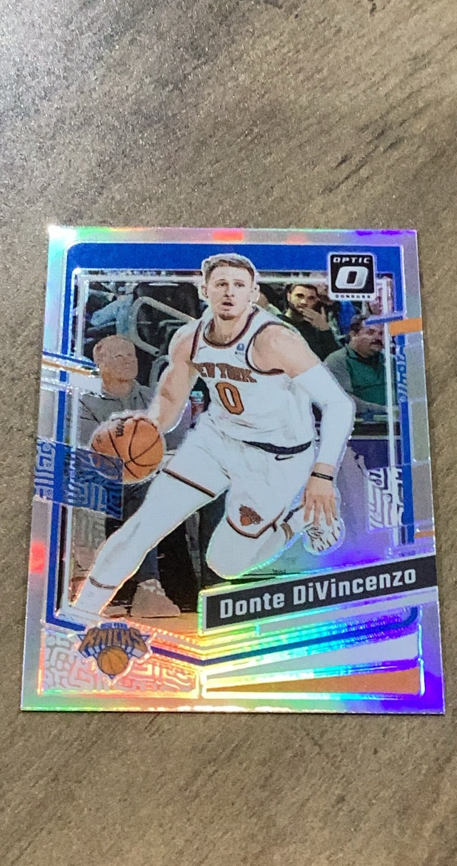 Donte DiVincenzo 2023-24 Donruss Optic - Holo 196 trading card image front