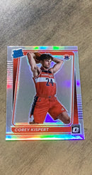 Corey Kispert 2021-22 Donruss Optic - Holo 183 trading card image front