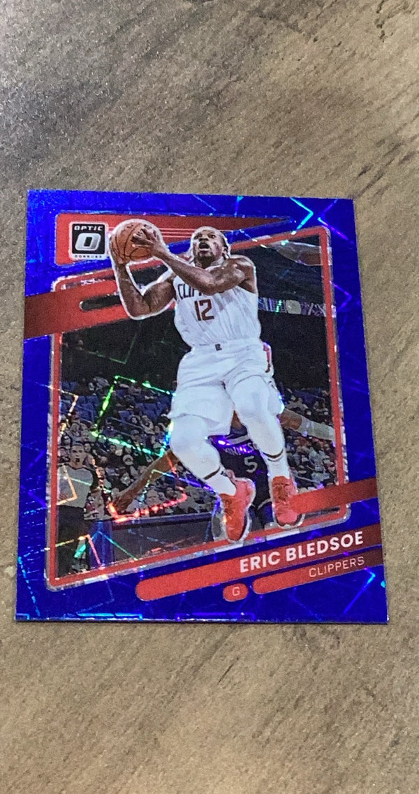 Eric Bledsoe 2021-22 Donruss Optic - Blue Velocity 73 trading card image front