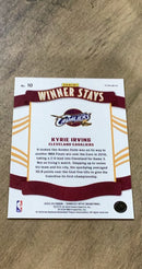 Kyrie Irving 2023-24 Donruss Optic - Winner Stays 10 trading card image rear