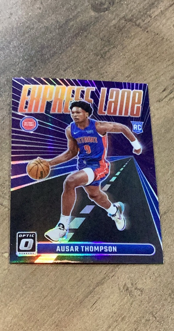Ausar Thompson 2023-24 Donruss Optic - Express Lane Holo 18 trading card image front
