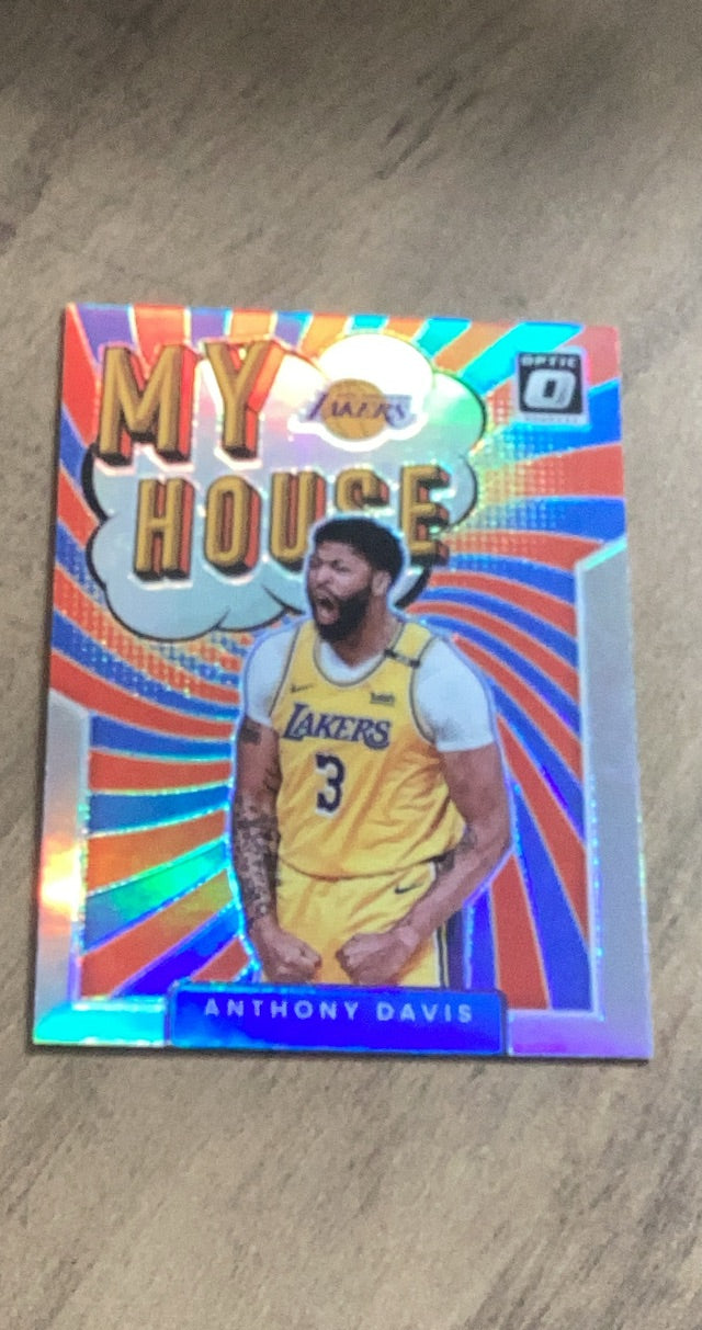 Anthony Davis 2021-22 Donruss Optic - My House Holo 11 trading card image front