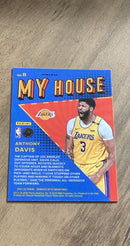 Anthony Davis 2021-22 Donruss Optic - My House Holo 11 trading card image rear