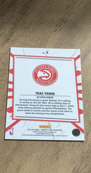 Trae Young 2023-24 Donruss Optic - My House 8 trading card image rear