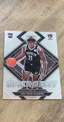 Day'Ron Sharpe 2021-22 Panini Prizm - Emergent 27 trading card image front