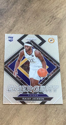 Isaiah Jackson 2021-22 Panini Prizm - Emergent 2 trading card image front