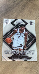 Cameron Thomas 2021-22 Panini Prizm - Emergent 4 trading card image front