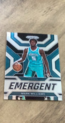 Mark Williams 2022-23 Panini Prizm - Emergent 24 trading card image front