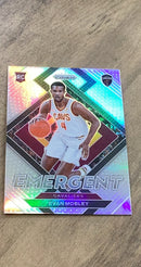 Evan Mobley 2021-22 Panini Prizm - Emergent Prizms Silver 9 trading card image front