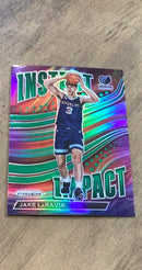 Jake LaRavia 2022-23 Panini Prizm - Instant Impact Prizms Green 17 trading card image front