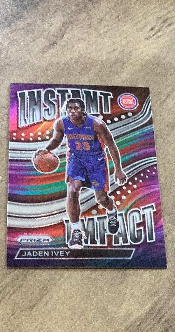 Jaden Ivey 2022-23 Panini Prizm - Instant Impact 25 trading card image front