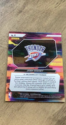 Josh Giddey 2021-22 Panini Prizm - Instant Impact 4 trading card image rear