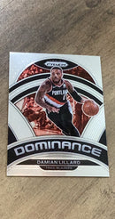 Damian Lillard 2022-23 Panini Prizm - Dominance 16 trading card image front