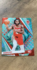Saddiq Bey 2023-24 Panini Phoenix - Phoenix Teal Lazer 111 trading card image front