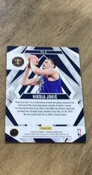 Nikola Jokic 2023-24 Panini Phoenix - Phoenix Teal Lazer 6 trading card image rear