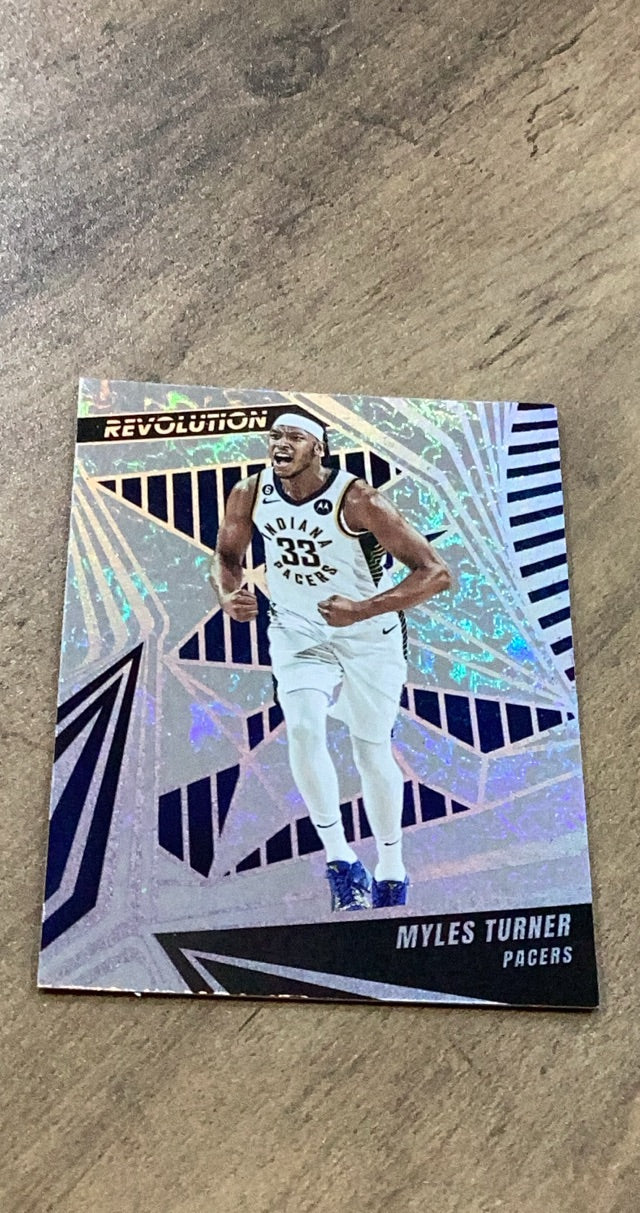 Myles Turner 2023-24 Panini Revolution - Avalanche 91 trading card image front