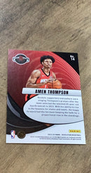 Amen Thompson 2023-24 Panini Revolution - Vortex 14 trading card image rear