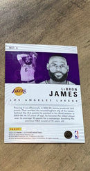 LeBron James 2021-22 Panini Illusions - Intriguing Players 6 trading card image rear