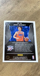 Josh Giddey 2021-22 Panini Illusions 156 trading card image rear