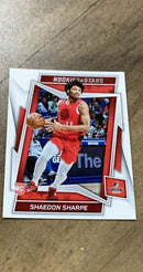 Shaedon Sharpe 2022-23 Panini Chronicles 607 trading card image front