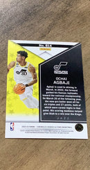 Ochai Agbaji 2022-23 Panini Chronicles 614 trading card image rear