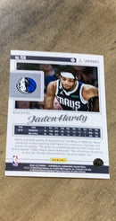 Jaden Hardy 2022-23 Panini Chronicles 158 trading card image rear