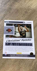 Christian Koloko 2022-23 Panini Chronicles - Pink 154 trading card image rear