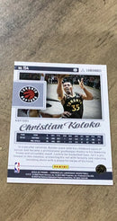 Christian Koloko 2022-23 Panini Chronicles 154 trading card image rear