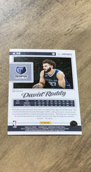 David Roddy 2022-23 Panini Chronicles 148 trading card image rear