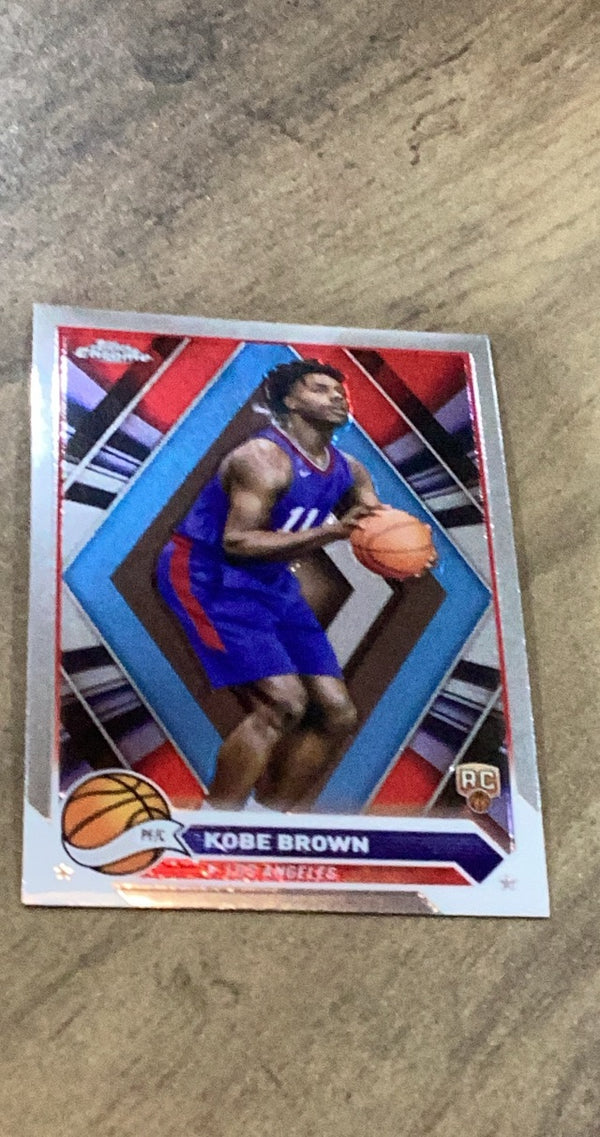 Kobe Brown 2023-24 Topps Chrome 18 trading card image front
