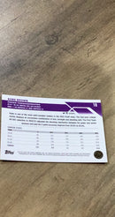 Kobe Brown 2023-24 Topps Chrome 18 trading card image rear