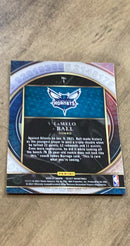 LaMelo Ball 2020-21 Panini Select - Select Numbers 1 trading card image rear