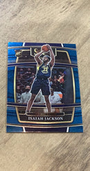 Isaiah Jackson 2021-22 Panini Select - Blue (Retail Base) 55 trading card image front