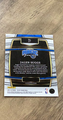 Jalen Suggs 2021-22 Panini Select - Blue (Retail Base) 27 trading card image rear