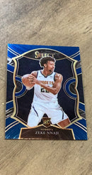 Zeke Nnaji 2020-21 Panini Select - Blue 82 trading card image front