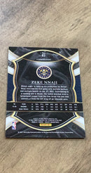 Zeke Nnaji 2020-21 Panini Select - Blue 82 trading card image rear
