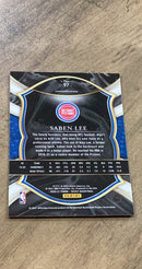 Saben Lee 2020-21 Panini Select - Blue 97 trading card image rear