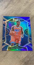 Theo Maledon 2020-21 Panini Select - Blue Prizms 94 trading card image front