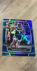 Bones Hyland 2021-22 Panini Select - Blue Prizms 79 trading card image front
