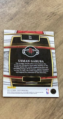 Usman Garuba 2021-22 Panini Select - Blue Prizms 56 trading card image rear