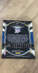 Aleksej Pokusevski 2020-21 Panini Select - Blue 77 trading card image rear