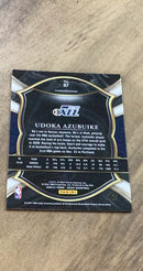 Udoka Azubuike 2020-21 Panini Select - Blue 87 trading card image rear