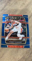 Corey Kispert 2021-22 Panini Select - Blue (Retail Base) 81 trading card image front