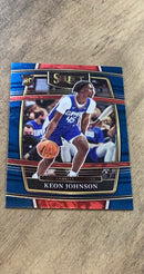 Keon Johnson 2021-22 Panini Select - Blue (Retail Base) 40 trading card image front