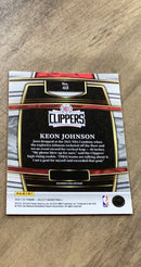 Keon Johnson 2021-22 Panini Select - Blue (Retail Base) 40 trading card image rear