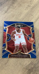 Patrick Williams 2020-21 Panini Select - Blue 64 trading card image front
