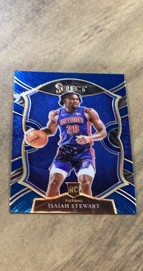 Isaiah Stewart 2020-21 Panini Select - Blue 76 trading card image front