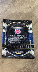 Isaiah Stewart 2020-21 Panini Select - Blue 76 trading card image rear