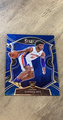 Saddiq Bey 2020-21 Panini Select - Blue 79 trading card image front