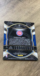 Saddiq Bey 2020-21 Panini Select - Blue 79 trading card image rear